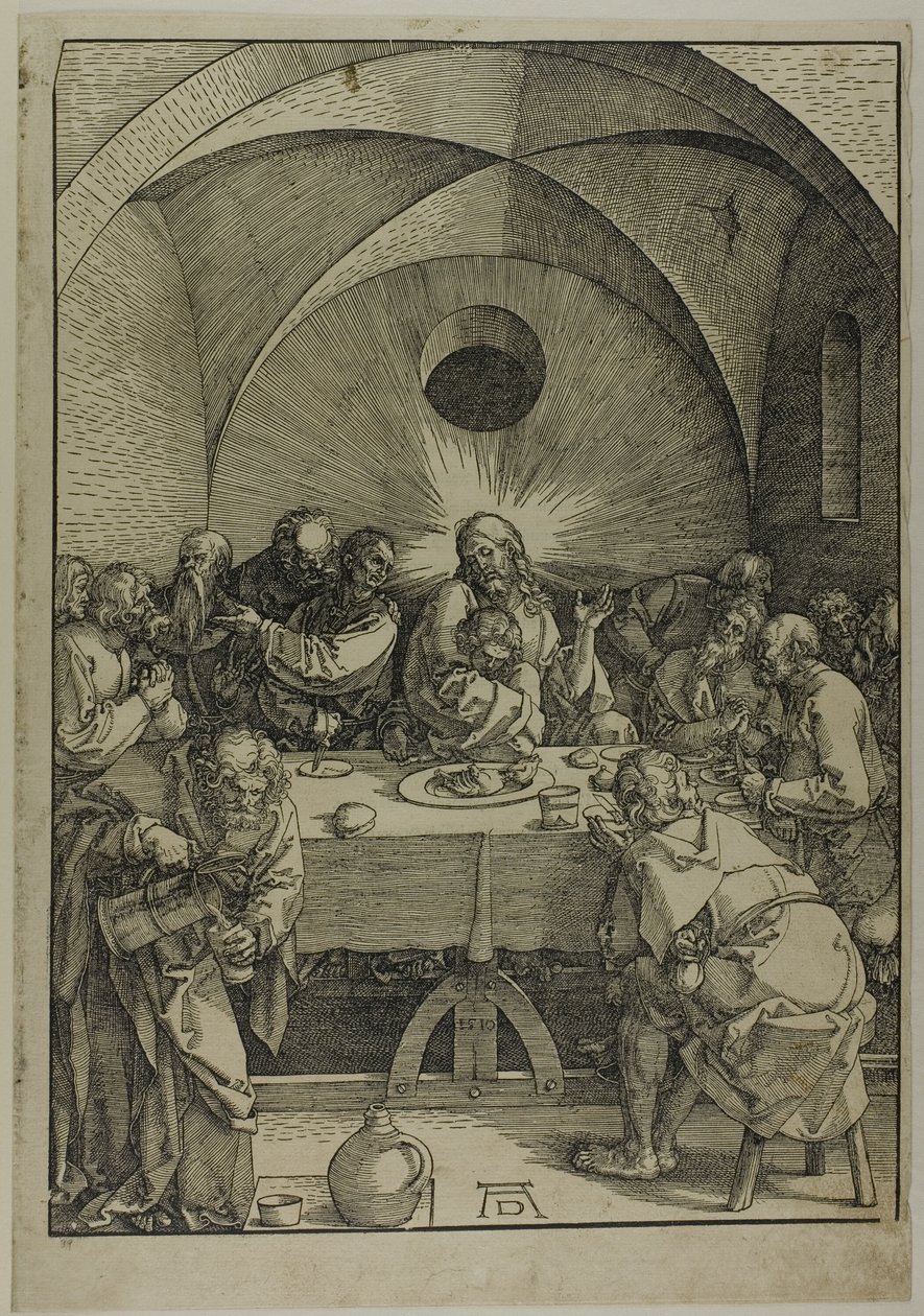 A Última Ceia, de A Grande Paixão de Albrecht Dürer