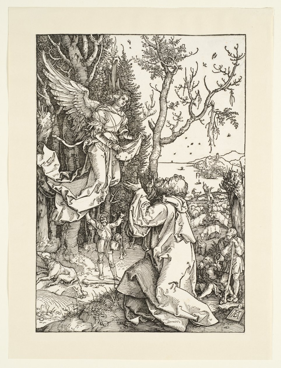 A Vida da Virgem: Joaquim e o anjo de Albrecht Dürer