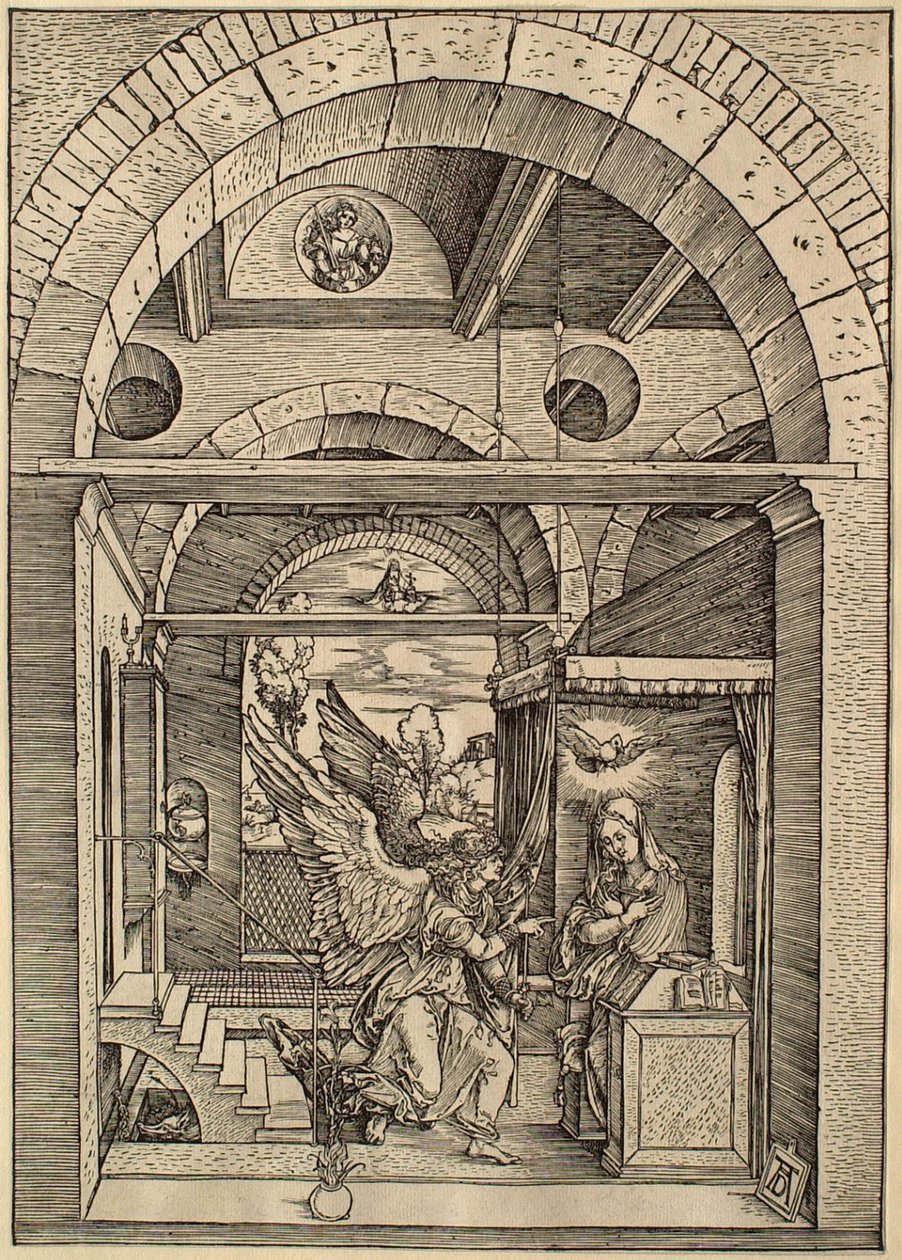 A Vida da Virgem: A Anunciação de Albrecht Dürer