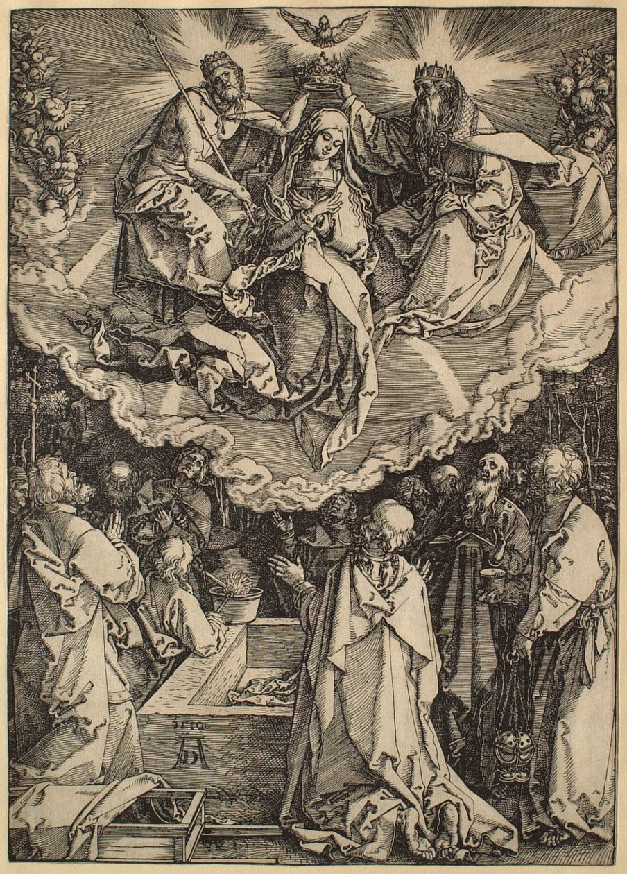 A Vida da Virgem: a Assunção e a Coroação da Virgem de Albrecht Dürer