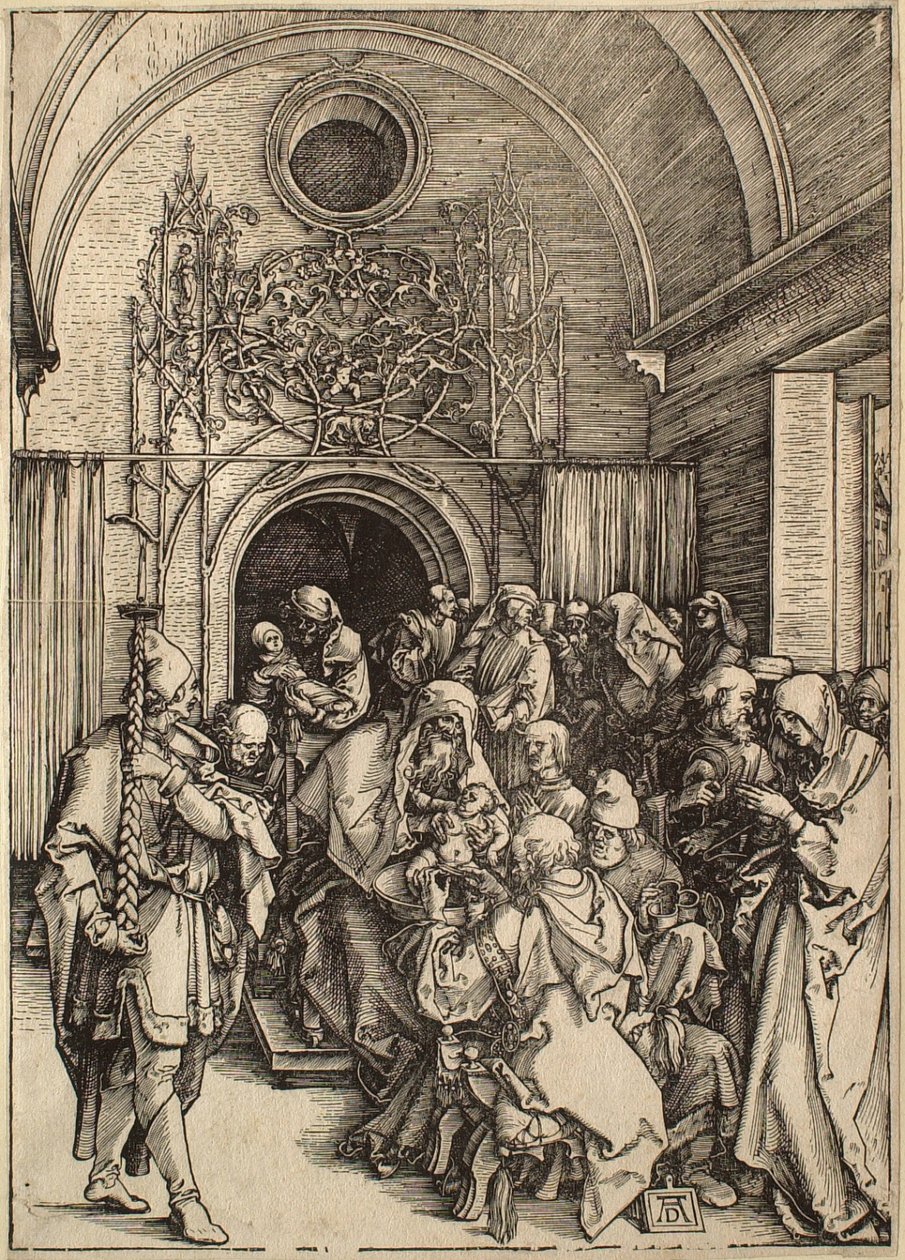 A vida da Virgem: A circuncisão de Albrecht Dürer