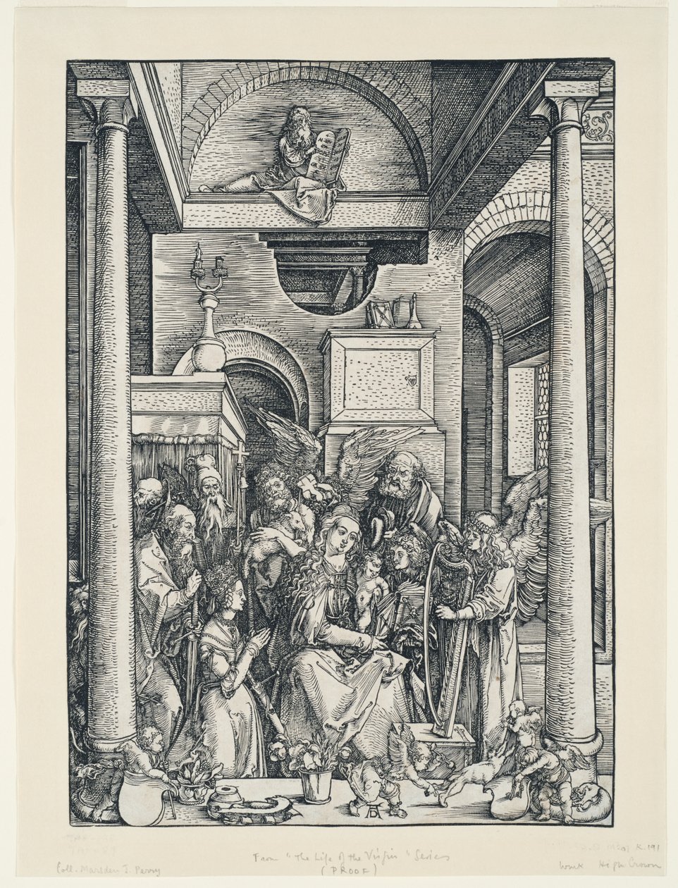 A Vida da Virgem: A glorificação da Virgem de Albrecht Dürer