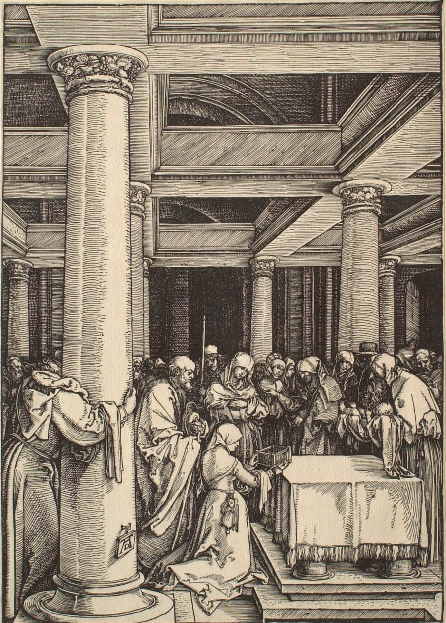 A Vida da Virgem: A Apresentação no Templo de Albrecht Dürer