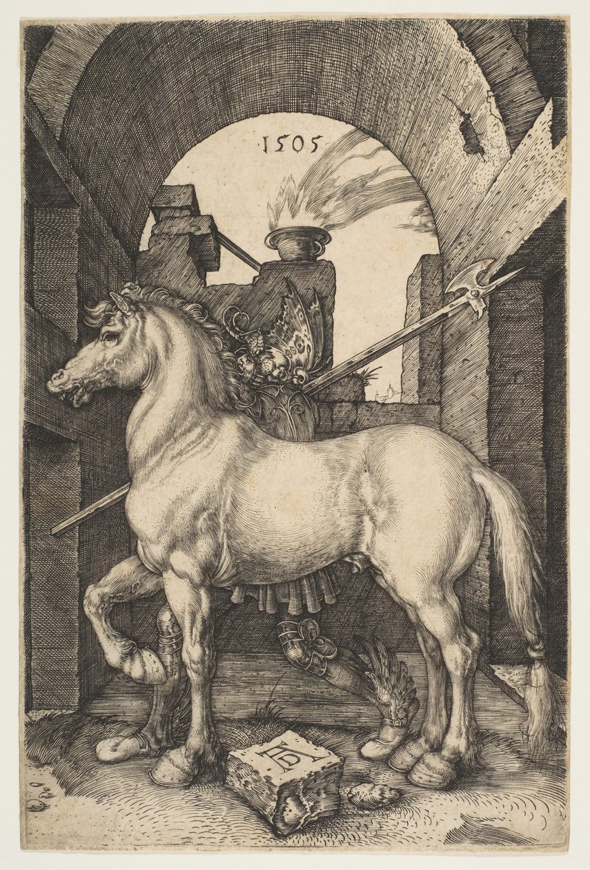 O Cavalinho, 1505. de Albrecht Dürer