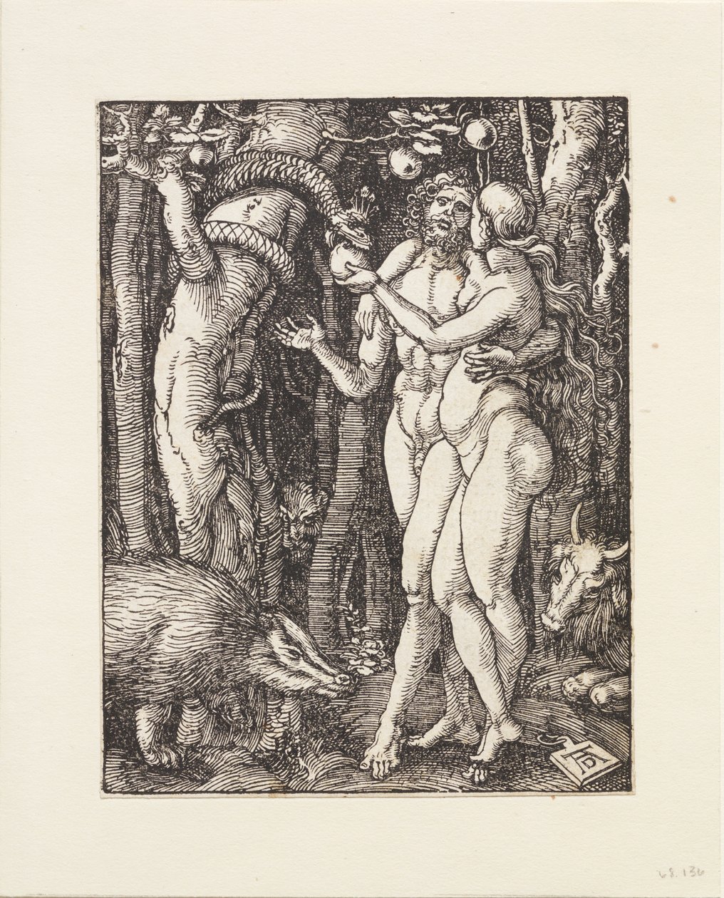 A Pequena Paixão: A queda do homem de Albrecht Dürer