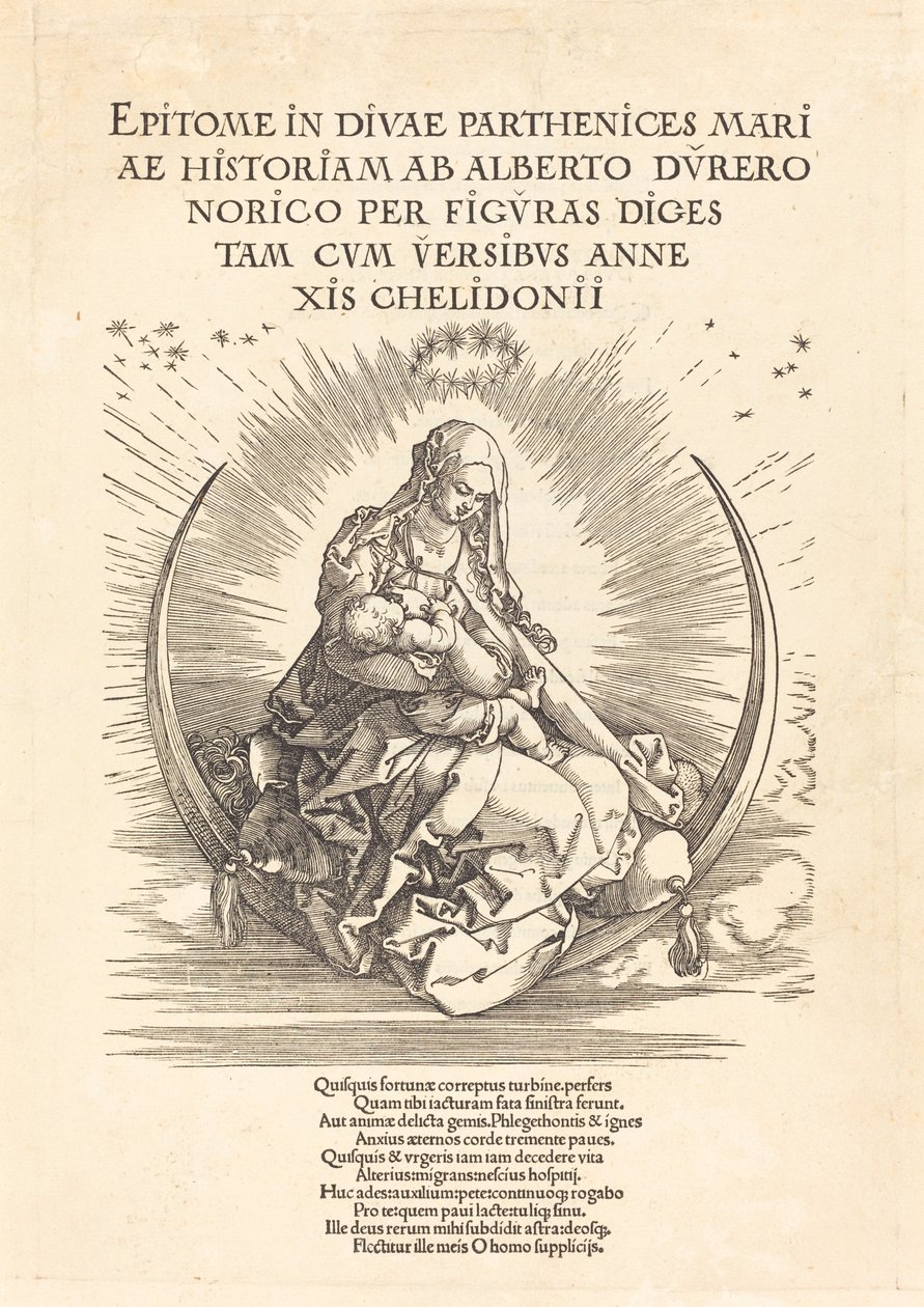 A Madona no Crescente de Albrecht Dürer