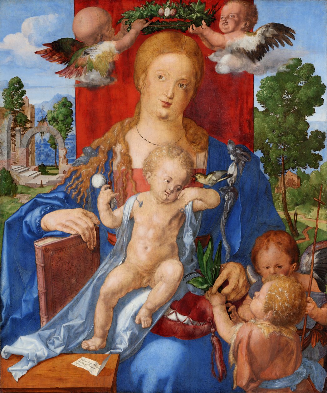 A Madona com o Siskin de Albrecht Dürer