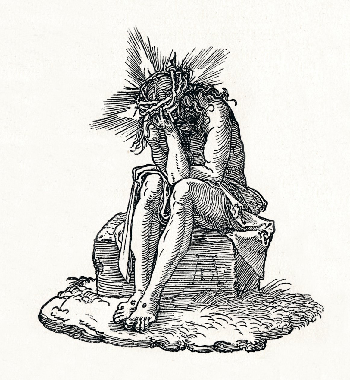 O homem das dores. Página de rosto de Small Passion., C1511, 1906 de Albrecht Dürer