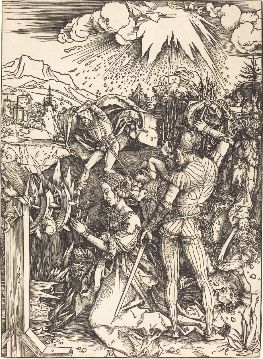 O Martírio de Santa Catarina de Albrecht Dürer