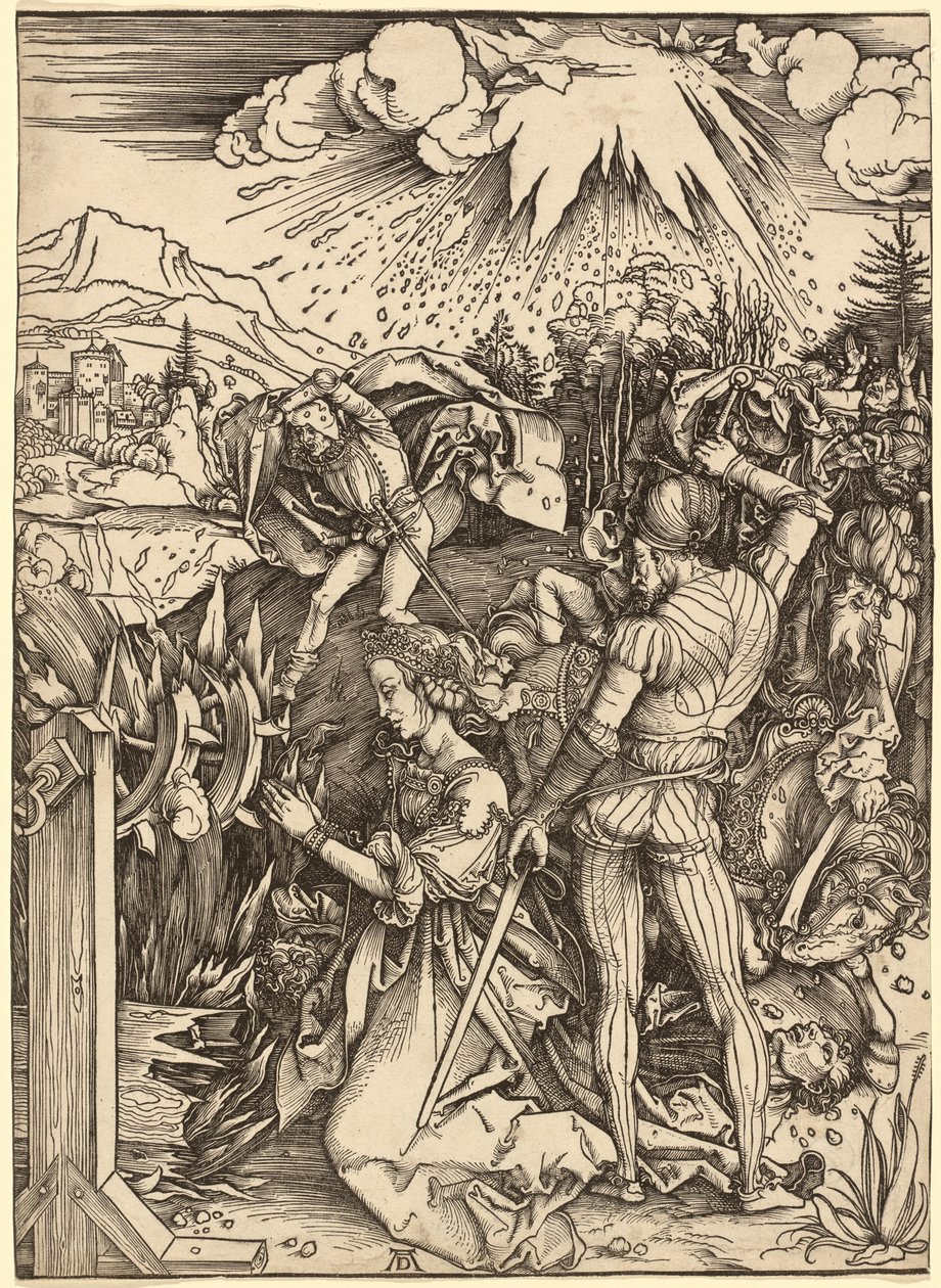O Martírio de Santa Catarina de Albrecht Dürer