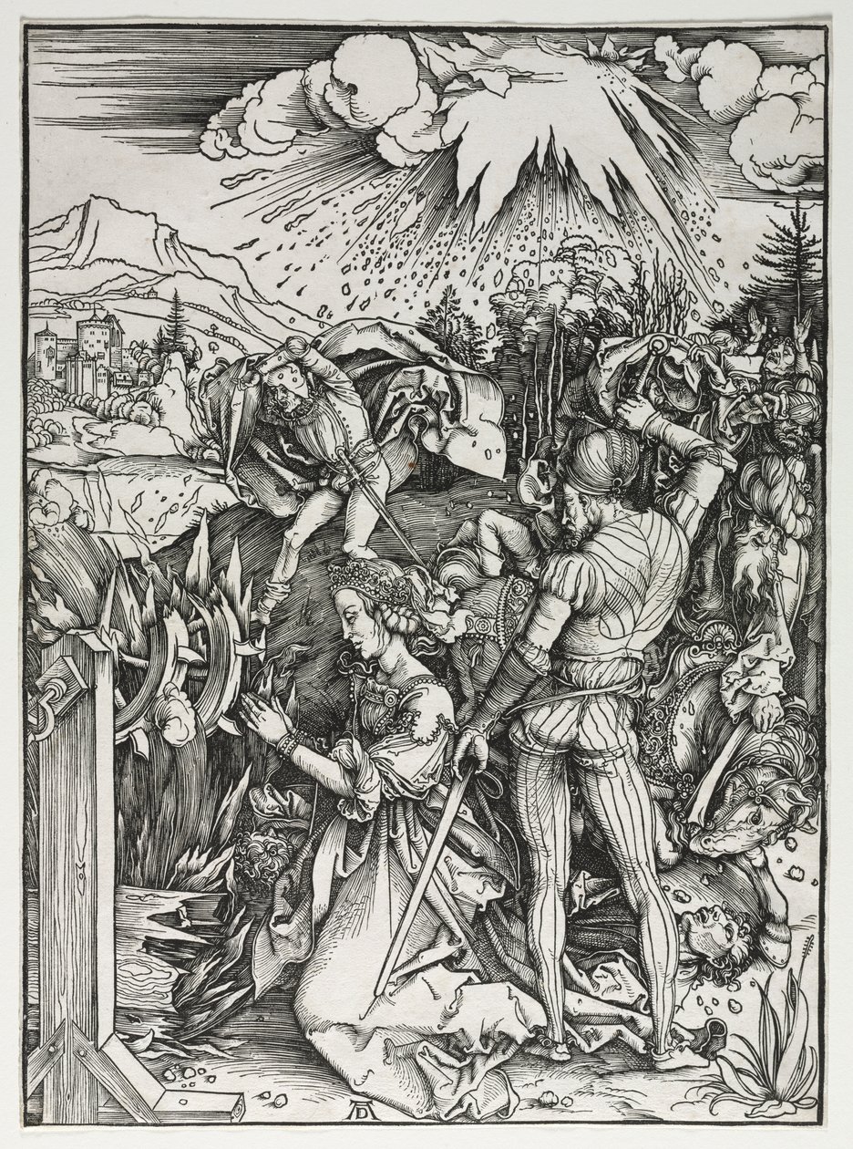 O Martírio de Santa Catarina de Alexandria de Albrecht Dürer