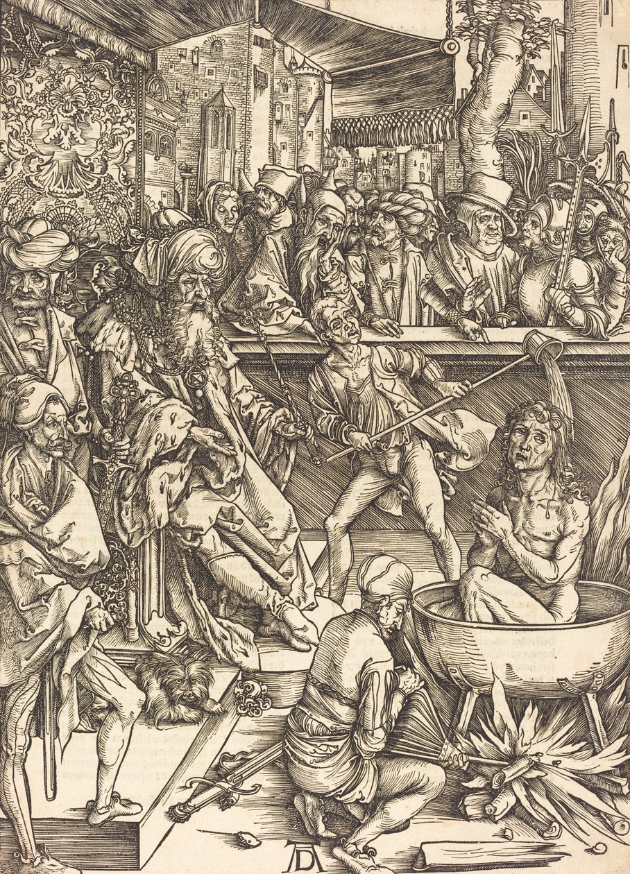 O Martírio de São João, provavelmente c. 14961498. de Albrecht Dürer