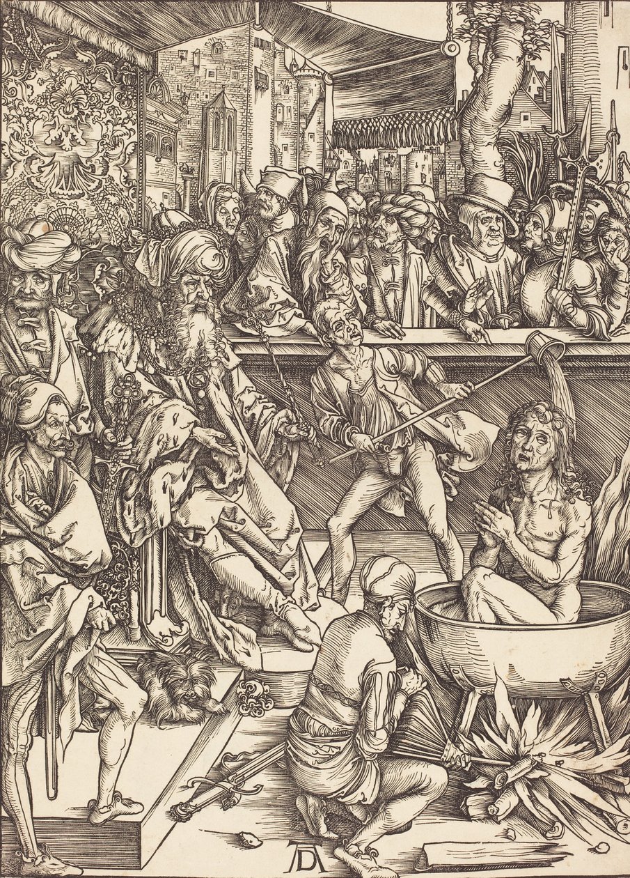 O Martírio de São João, provavelmente c. 14961498. de Albrecht Dürer