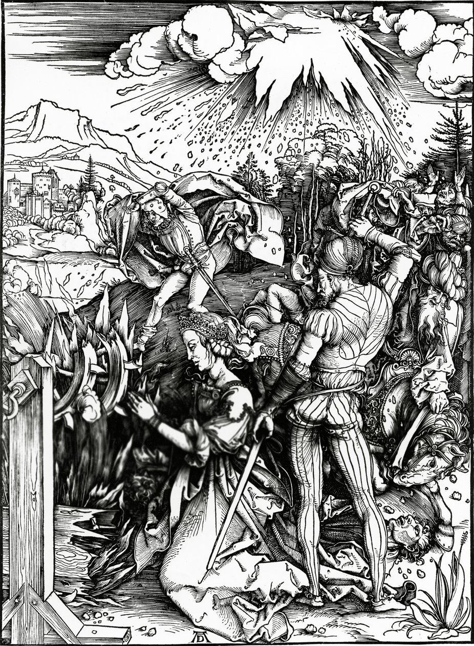 O martírio de Santa Catarina de Albrecht Dürer