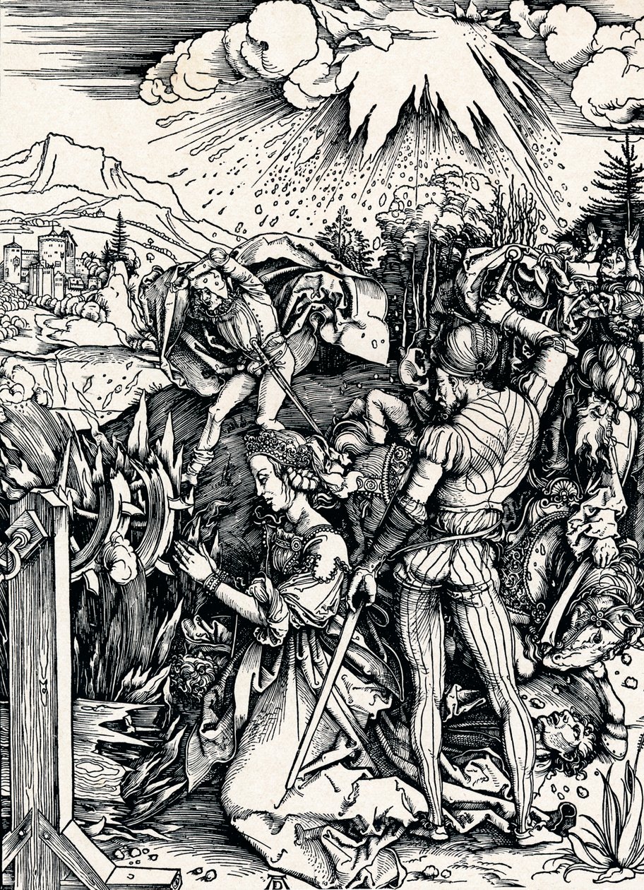 O martírio de Santa Catarina, 1497 1906 de Albrecht Dürer