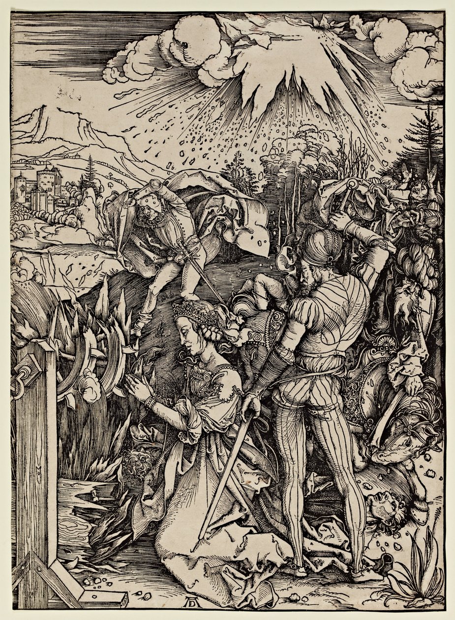 O Martírio de Santa Catarina de Alexandria de Albrecht Dürer
