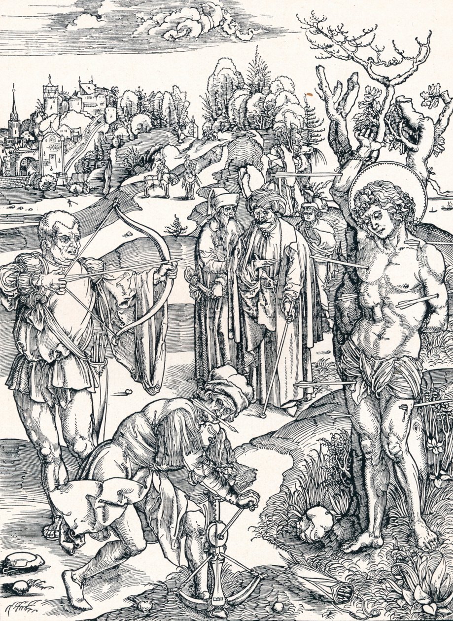O martírio de São Sebastião, c1495 1906 de Albrecht Dürer