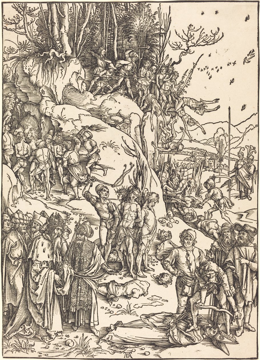 O Martírio dos Dez Mil de Albrecht Dürer