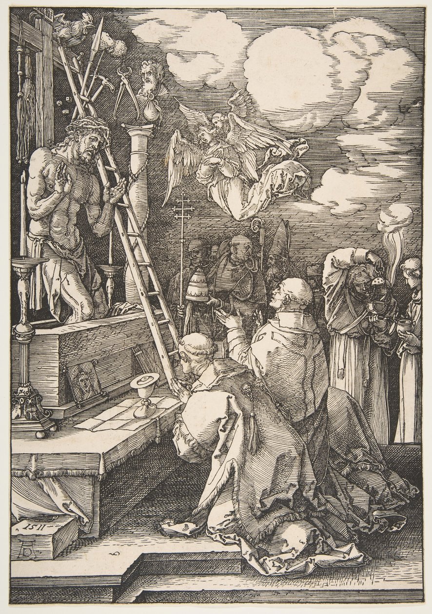Missa de São Gregório, 1511. de Albrecht Dürer