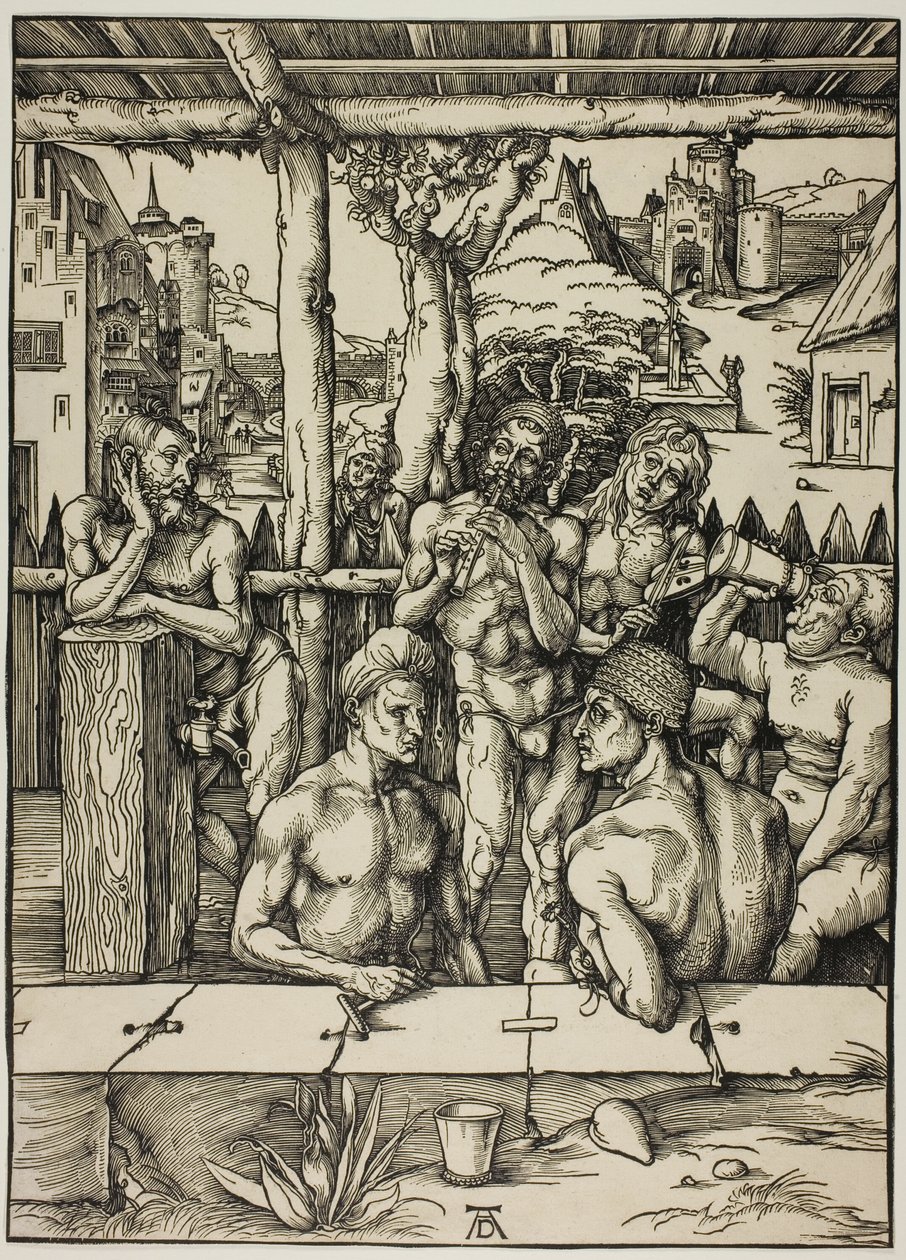 O banho dos homens de Albrecht Dürer
