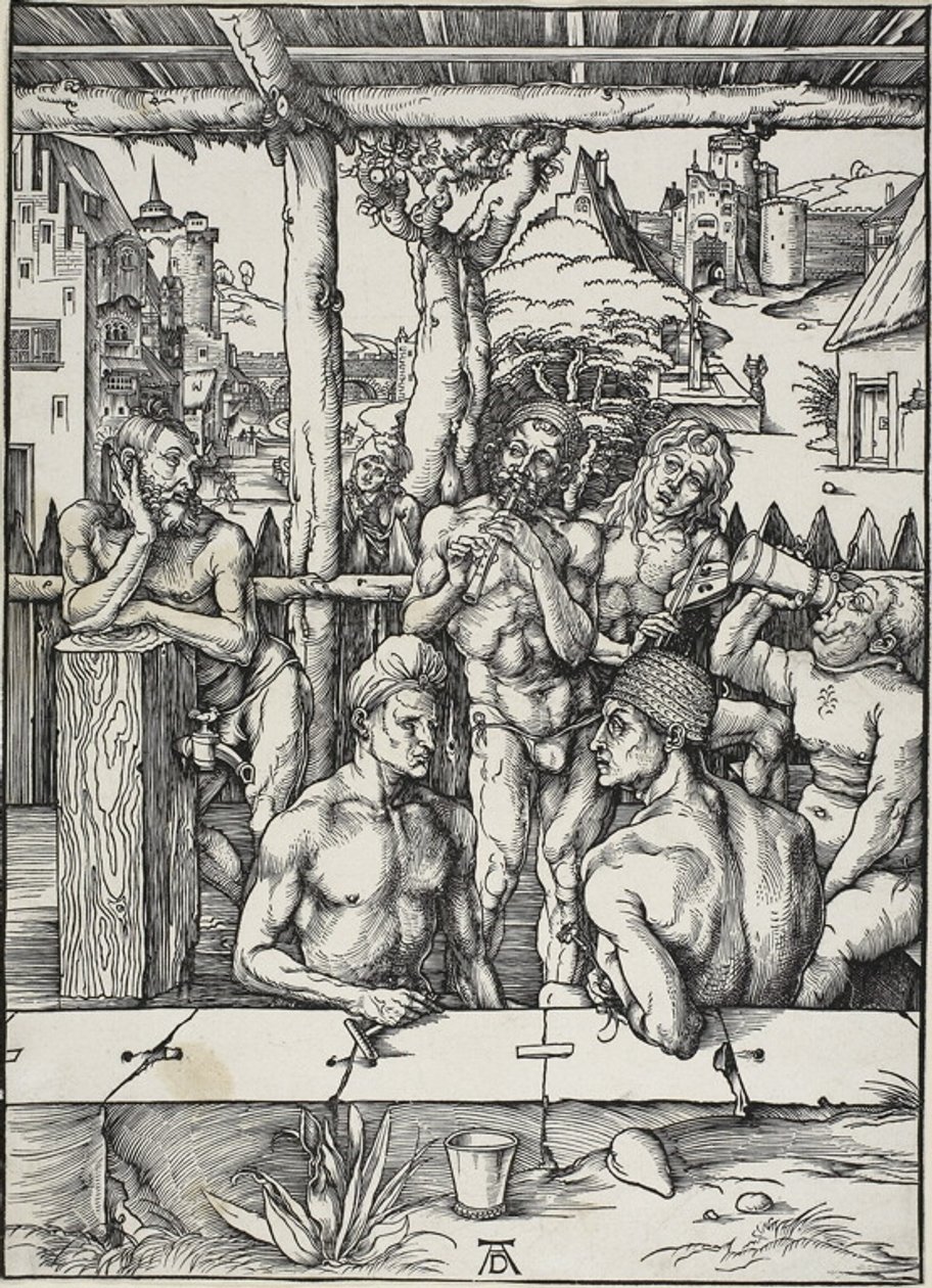 O banho dos homens de Albrecht Dürer