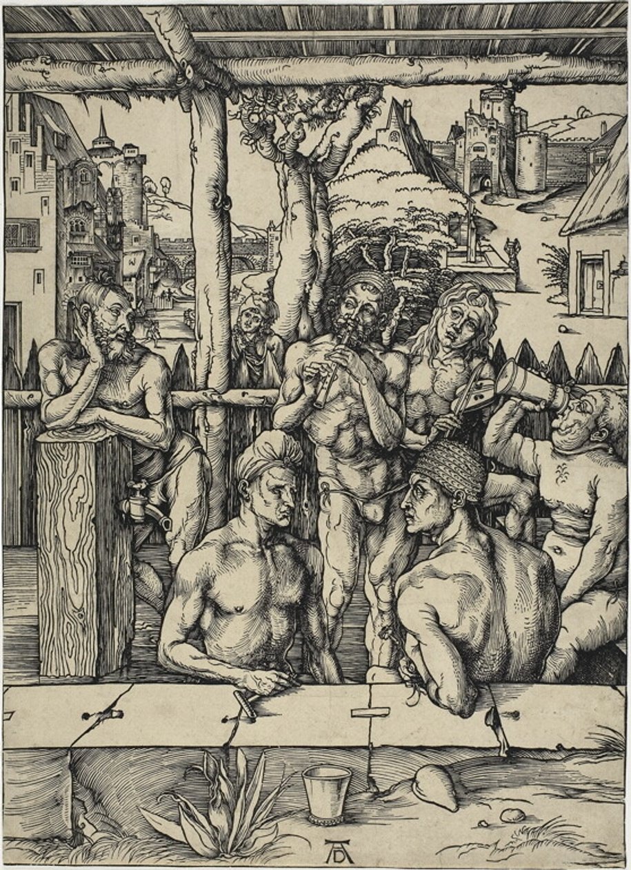 O banho dos homens de Albrecht Dürer