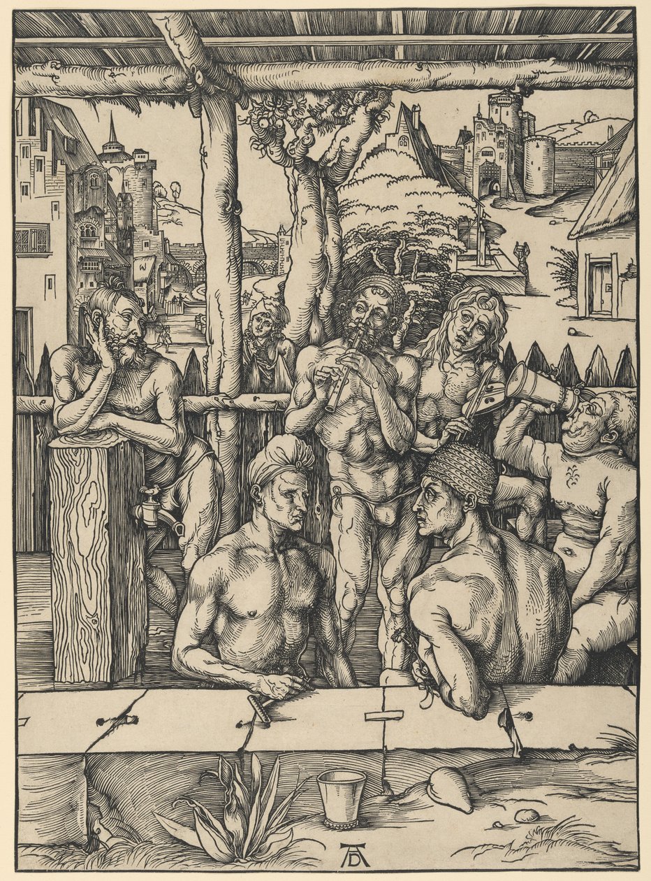 O banho dos homens de Albrecht Dürer