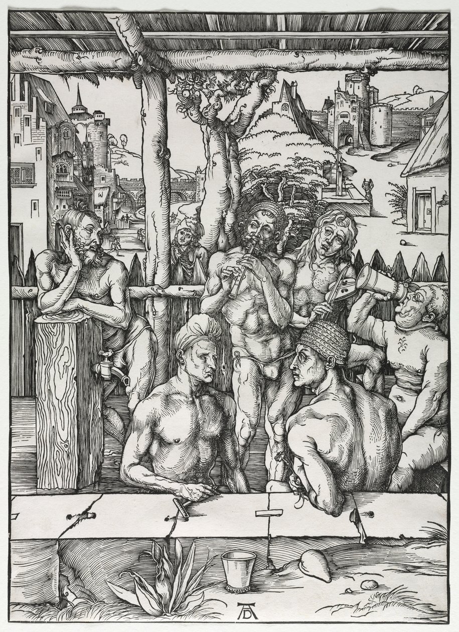 The Mens Bath House, c. 1496-1497. de Albrecht Dürer