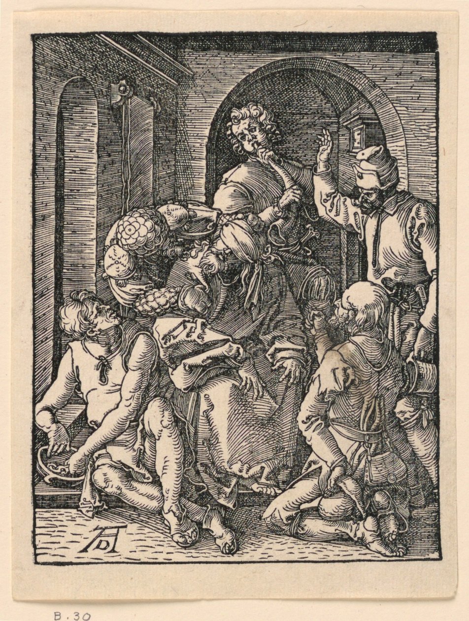 A zombaria de Cristo, da série A Pequena Paixão de Albrecht Dürer