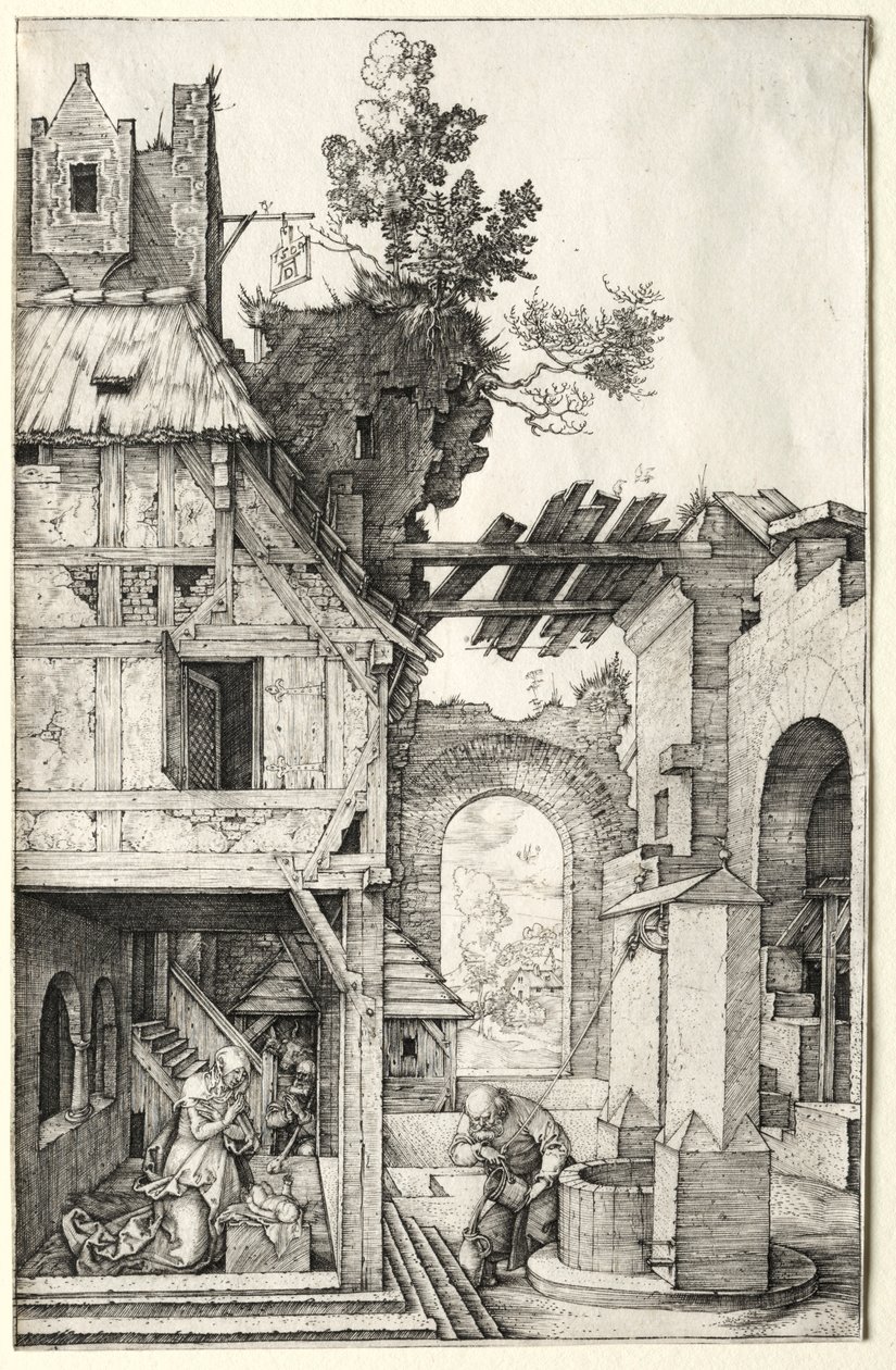 A Natividade, 1504. de Albrecht Dürer