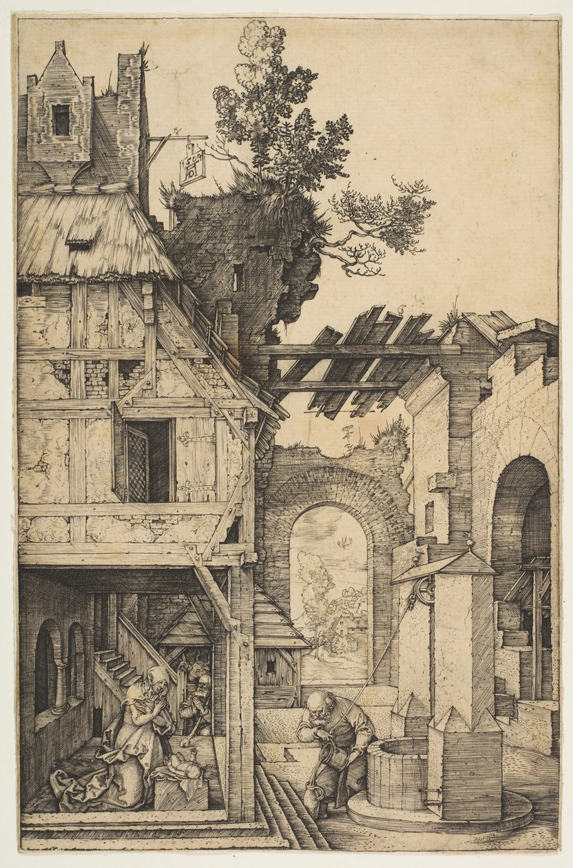 A Natividade, 1504. de Albrecht Dürer