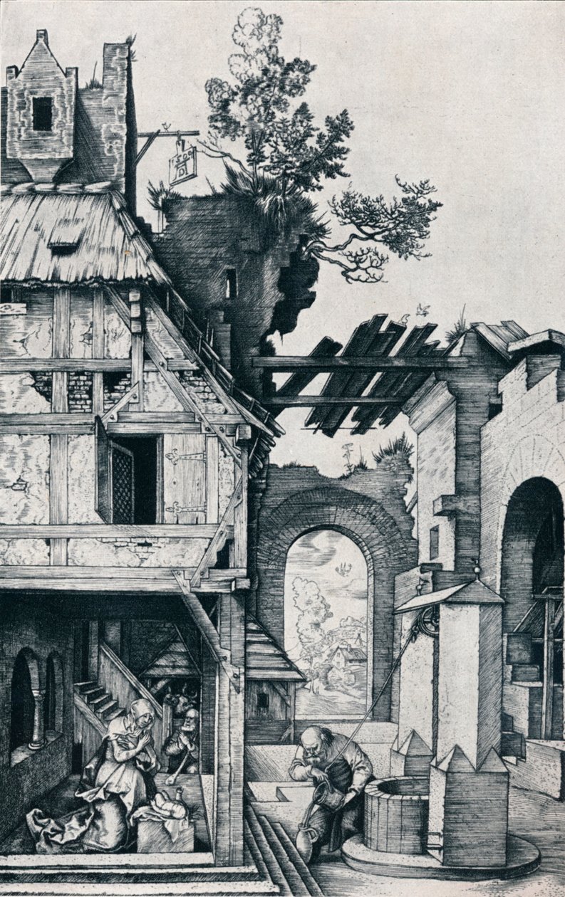 A Natividade, 1504 1906 de Albrecht Dürer