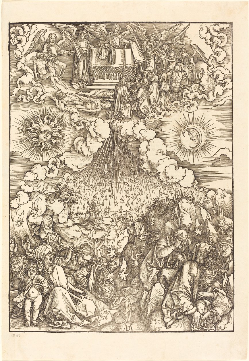 A Abertura do Quinto e Sexto Selo de Albrecht Dürer