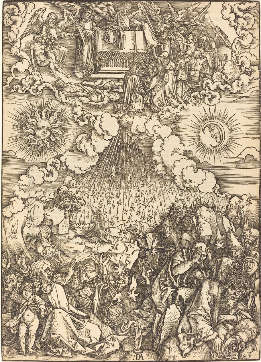 A Abertura do Quinto e Sexto Selos de Albrecht Dürer