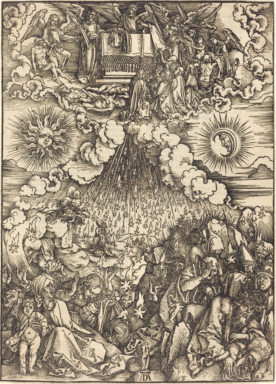 A Abertura do Quinto e Sexto Selos de Albrecht Dürer
