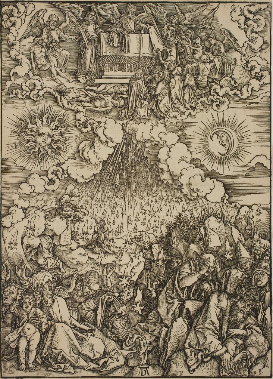 A Abertura do Quinto e Sexto Selos de Albrecht Dürer