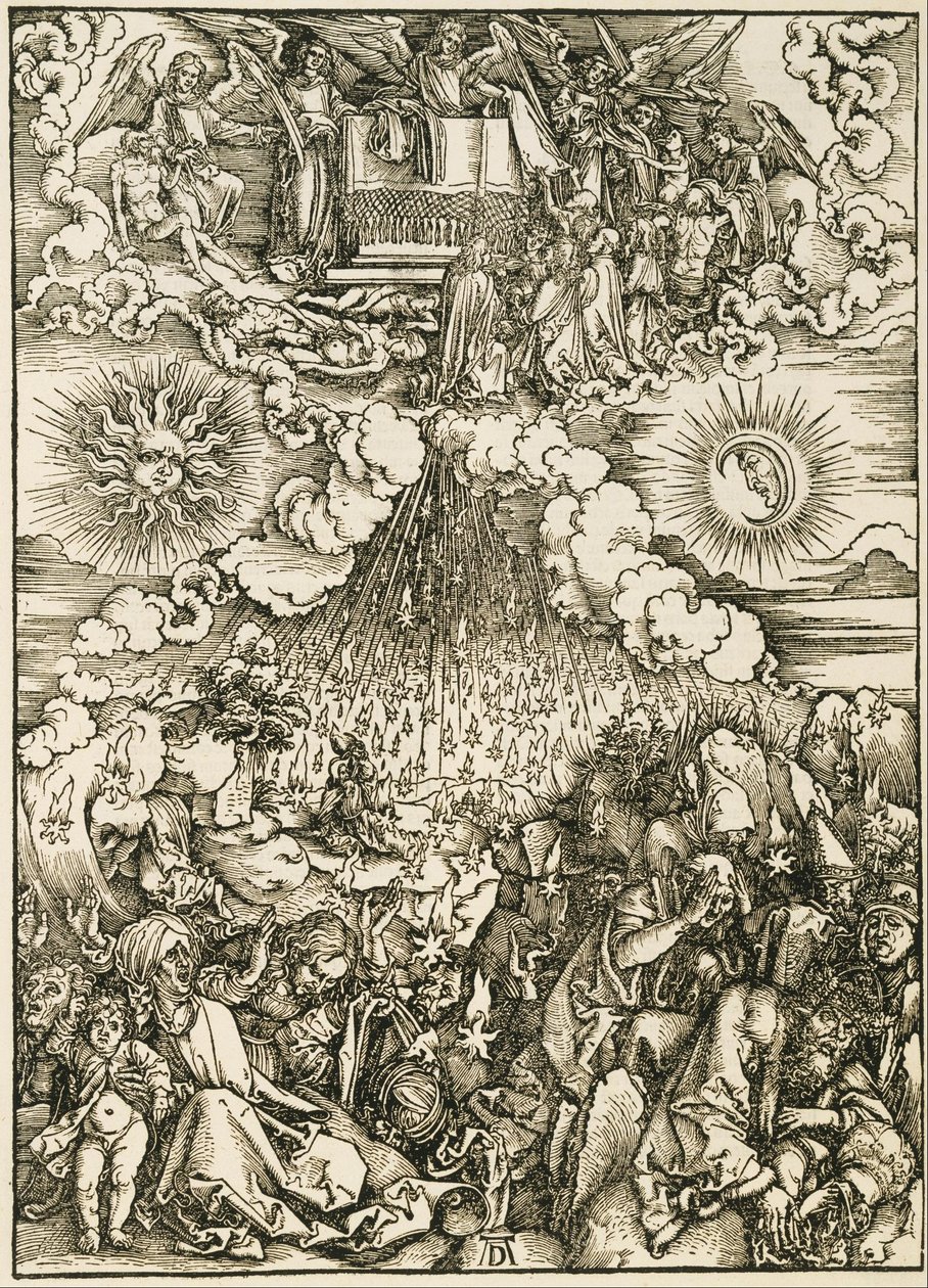A abertura do quinto e sexto selos de Albrecht Dürer