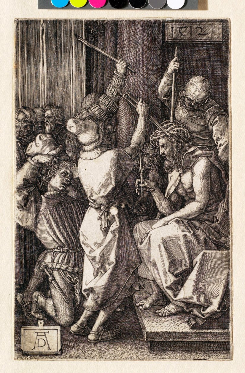 A Paixão: Cristo coroado de espinhos de Albrecht Dürer