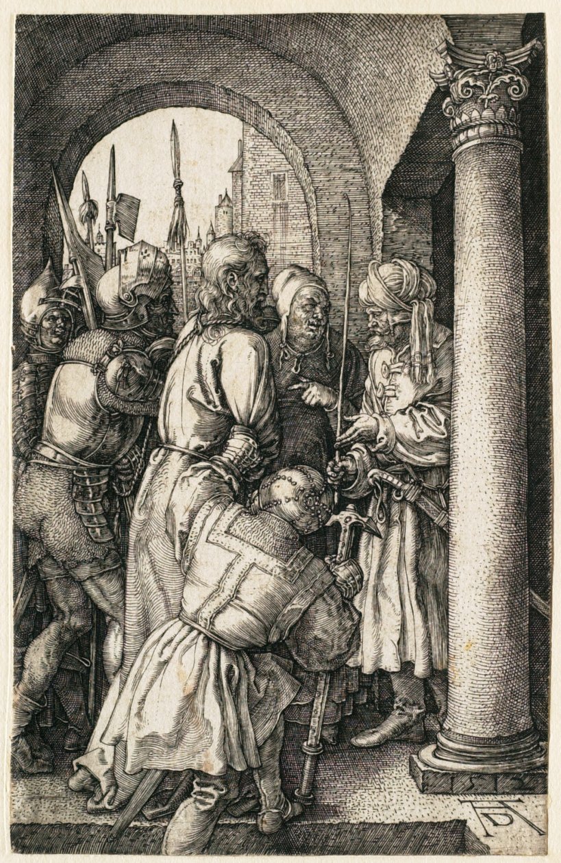 A Paixão: Cristo perante Pilatos de Albrecht Dürer