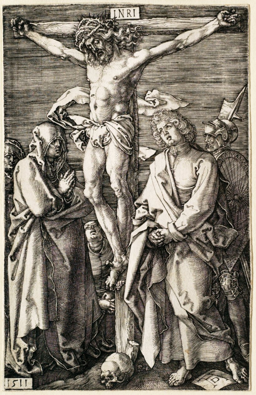 A Paixão: Cristo na cruz de Albrecht Dürer