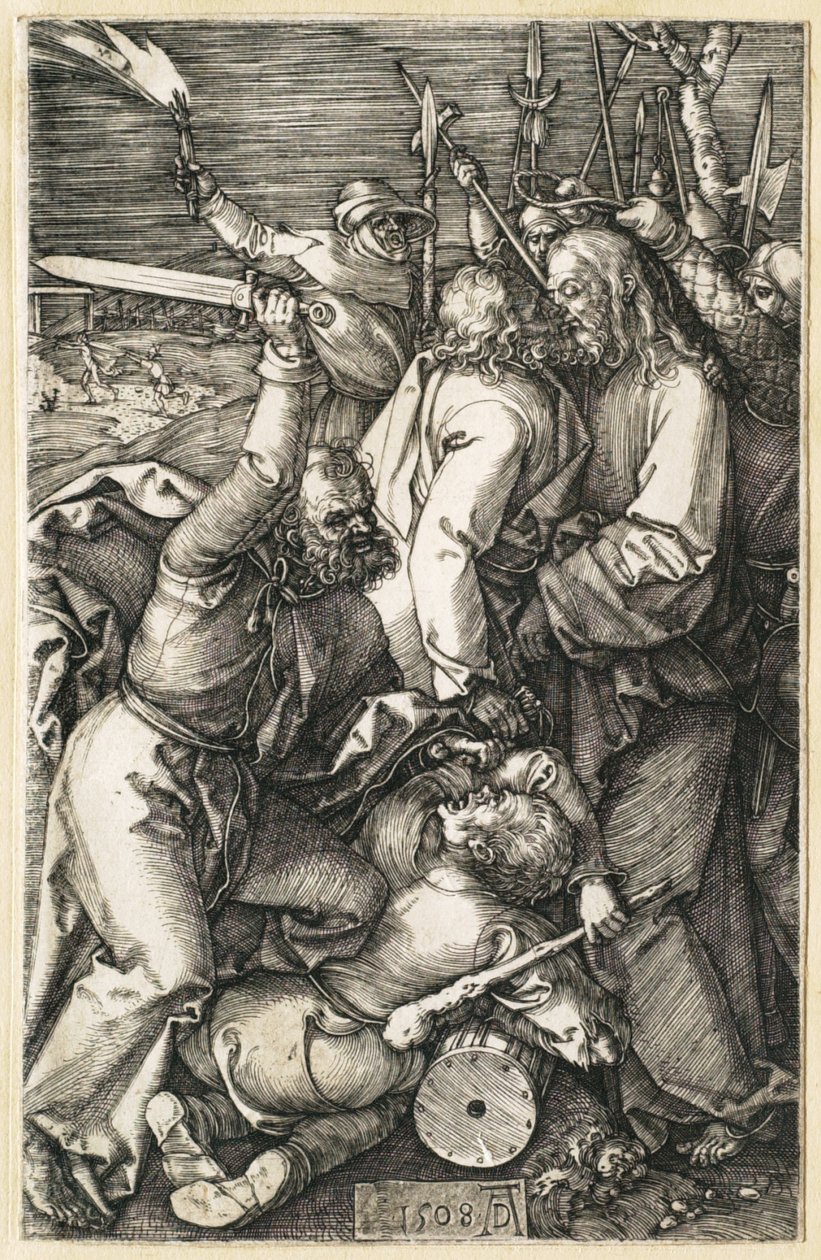 A Paixão: a traição de Cristo de Albrecht Dürer