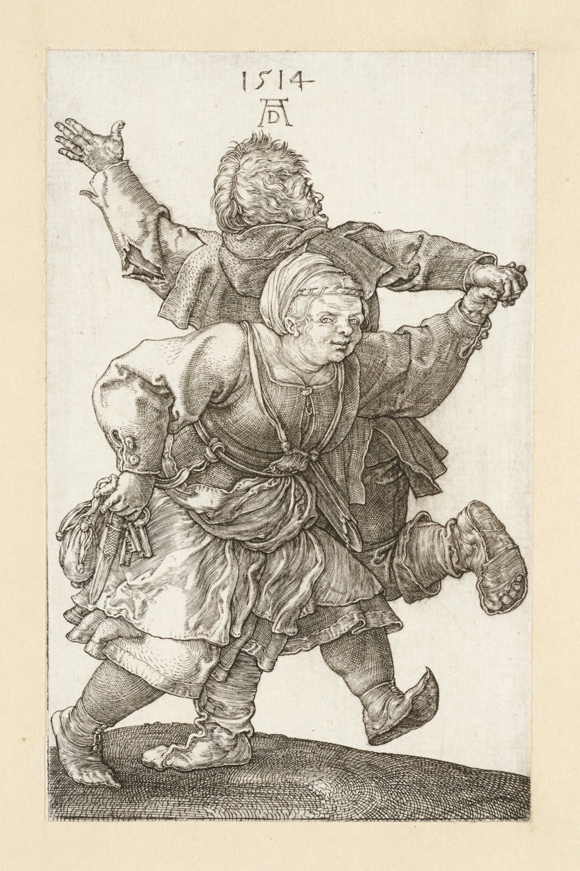 O casal de camponeses a dançar de Albrecht Dürer