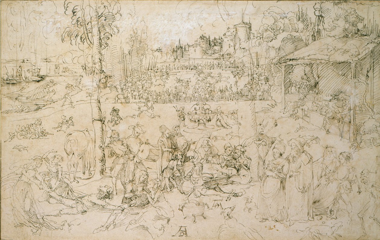 Os Prazeres do Mundo, início do século XVI de Albrecht Dürer