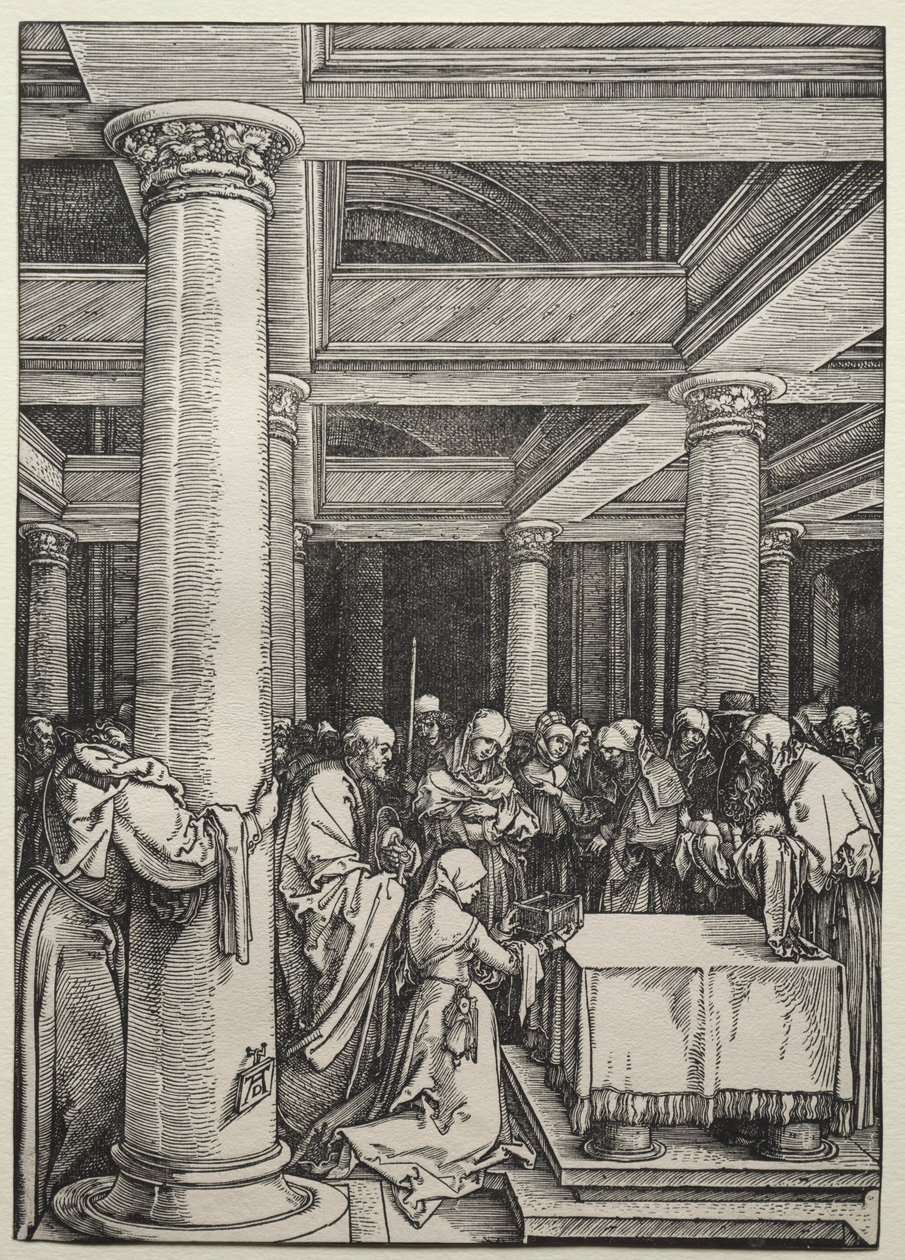 A Apresentação de Cristo no Templo, c. 1504-1505. de Albrecht Dürer