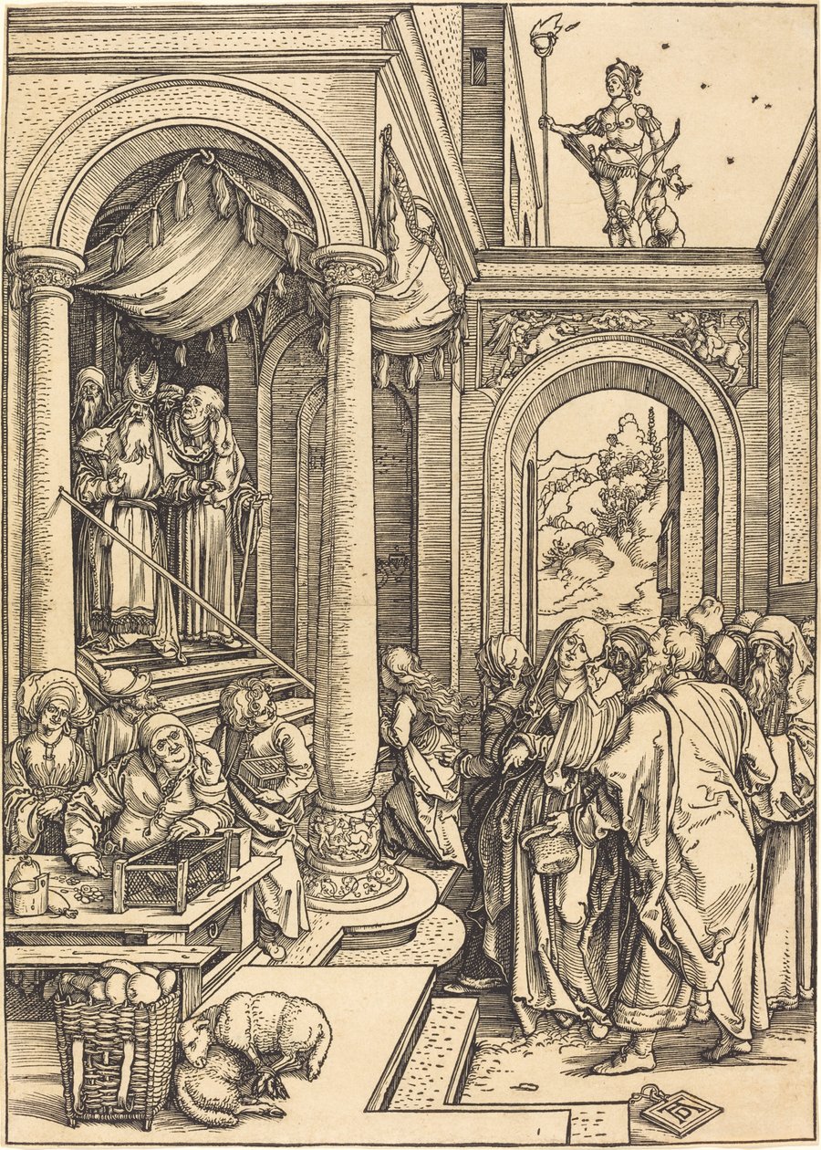 A Apresentação da Virgem no Templo de Albrecht Dürer