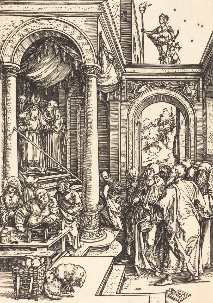 A Apresentação da Virgem no Templo, c. 15021503. de Albrecht Dürer