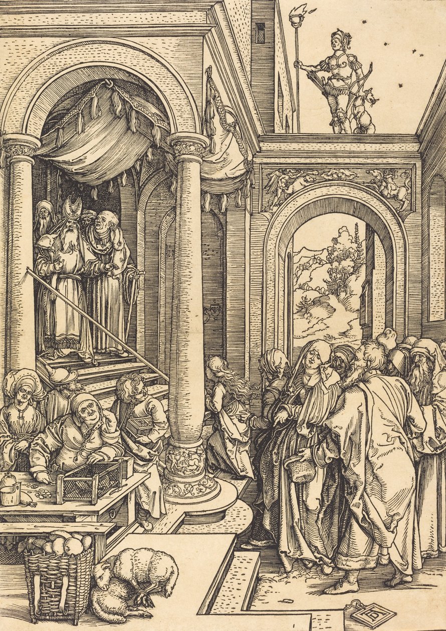 A Apresentação da Virgem no Templo, c. 15021503. de Albrecht Dürer