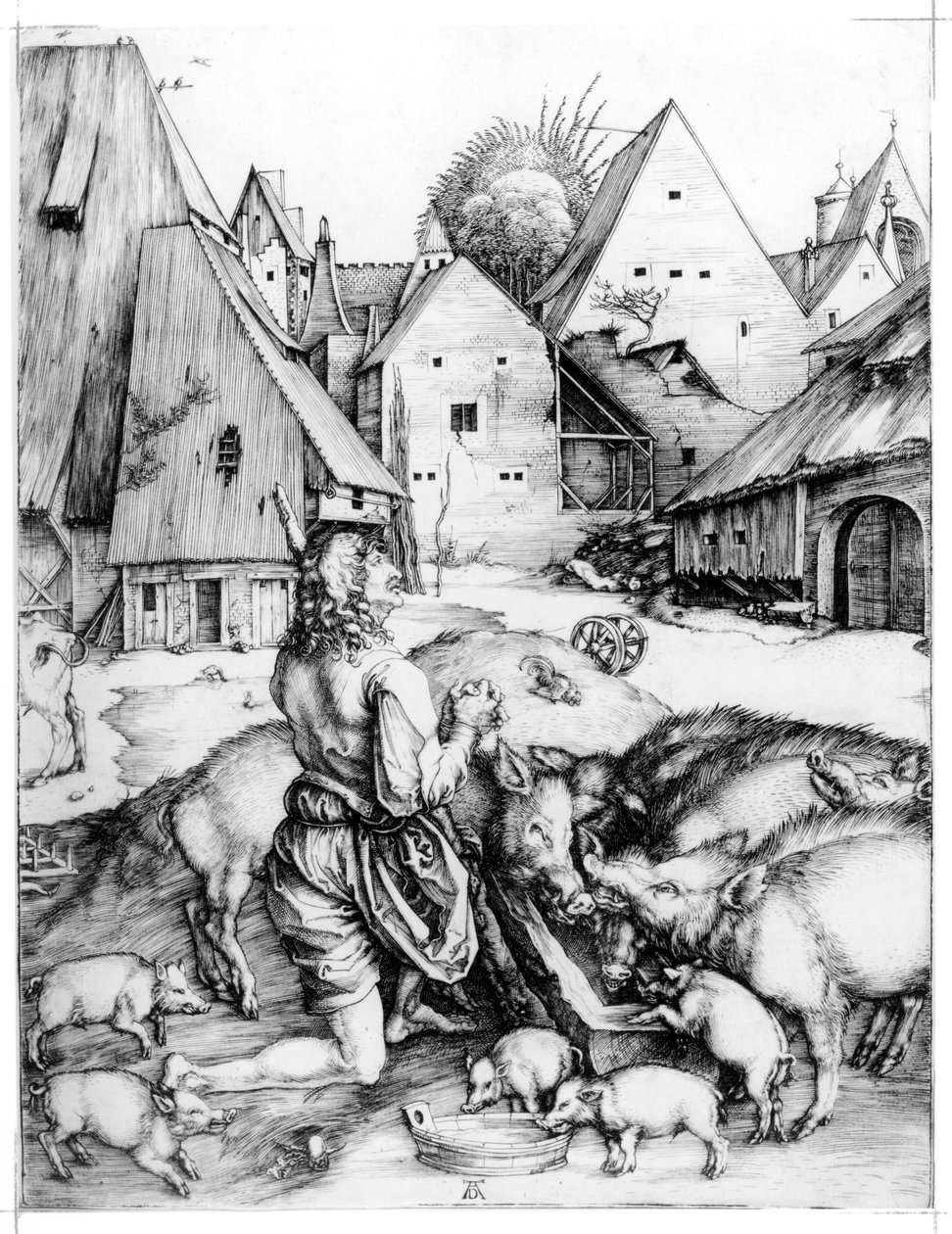 O Filho Pródigo, 1496 de Albrecht Dürer