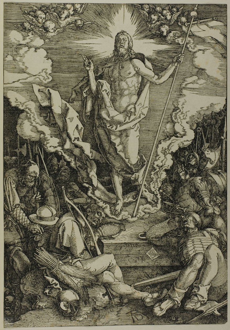 A Ressurreição, de A Grande Paixão de Albrecht Dürer