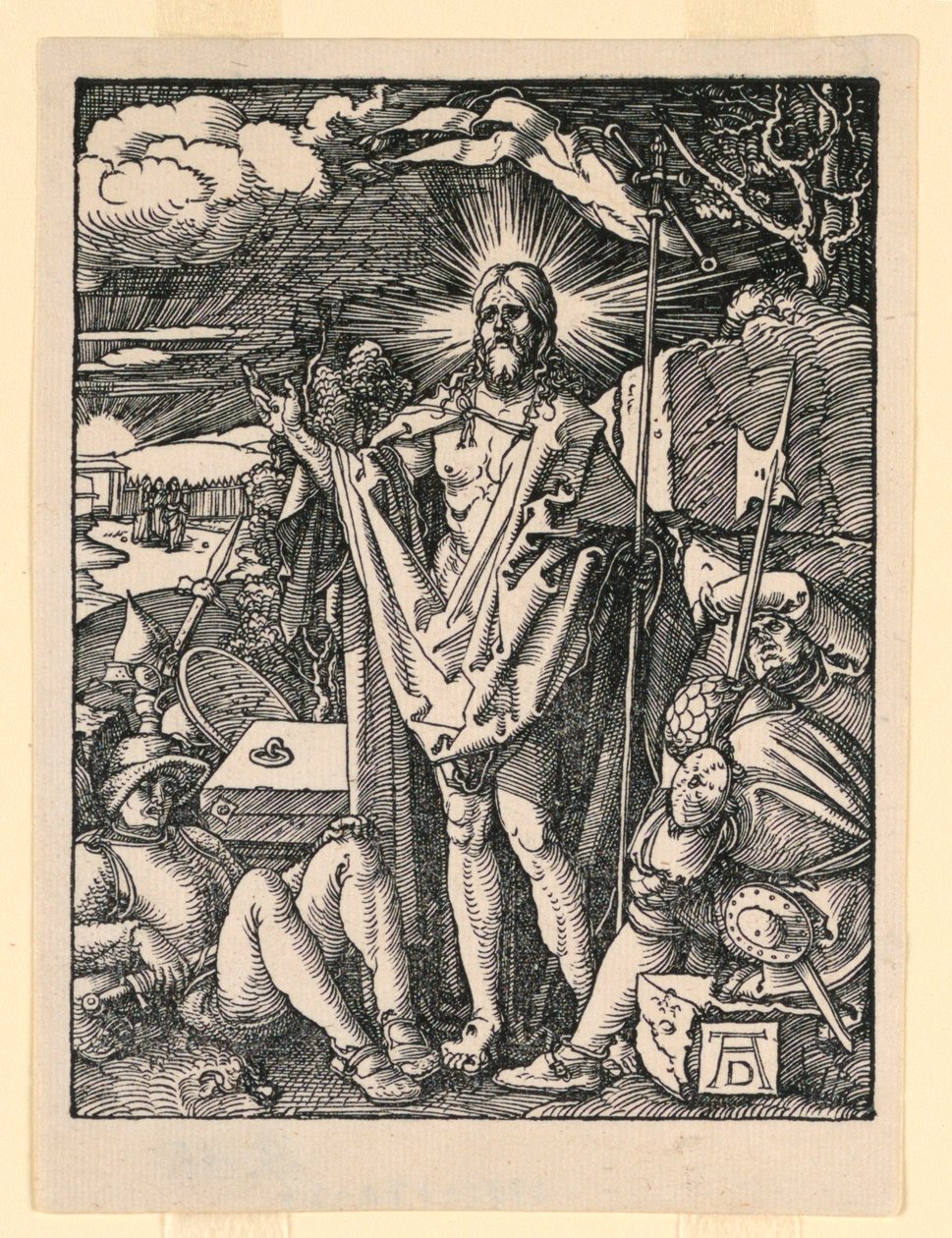 A Ressurreição, da série A Pequena Paixão de Albrecht Dürer